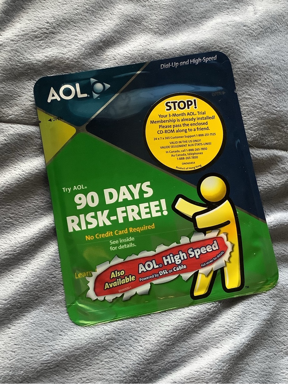 AOL America Online VINTAGE installation CD-ROM, NEW, SEALED
